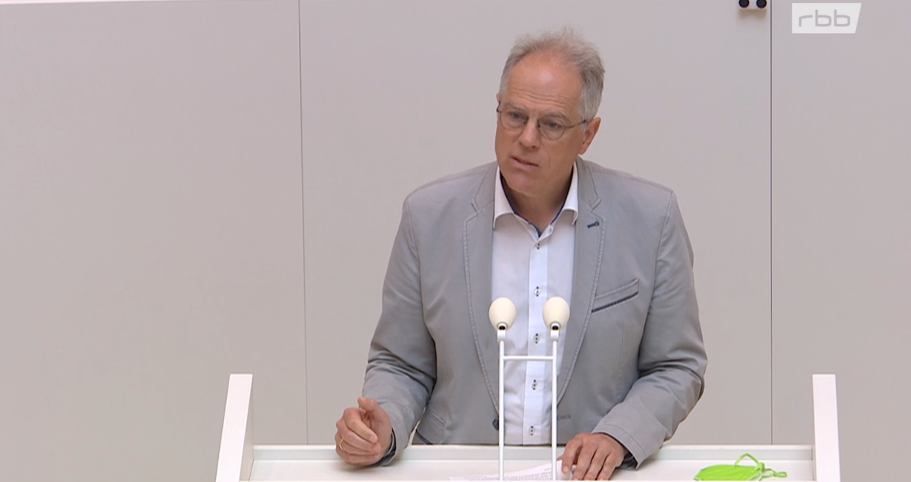 Rede zum Deutsch-Polnischen Nachbarschaftsvertrag im Landtag am 17. Juni 2021. (c) rbb
