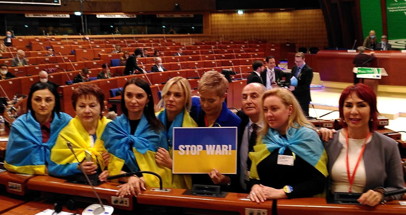 Eine rein weibliche Delegation repräsentierte diesmal die Ukraine im KGRE.