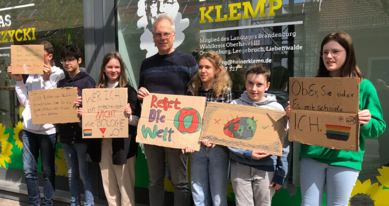 Pizza und Politik: Zukunftstag im Wahlkreisbüro